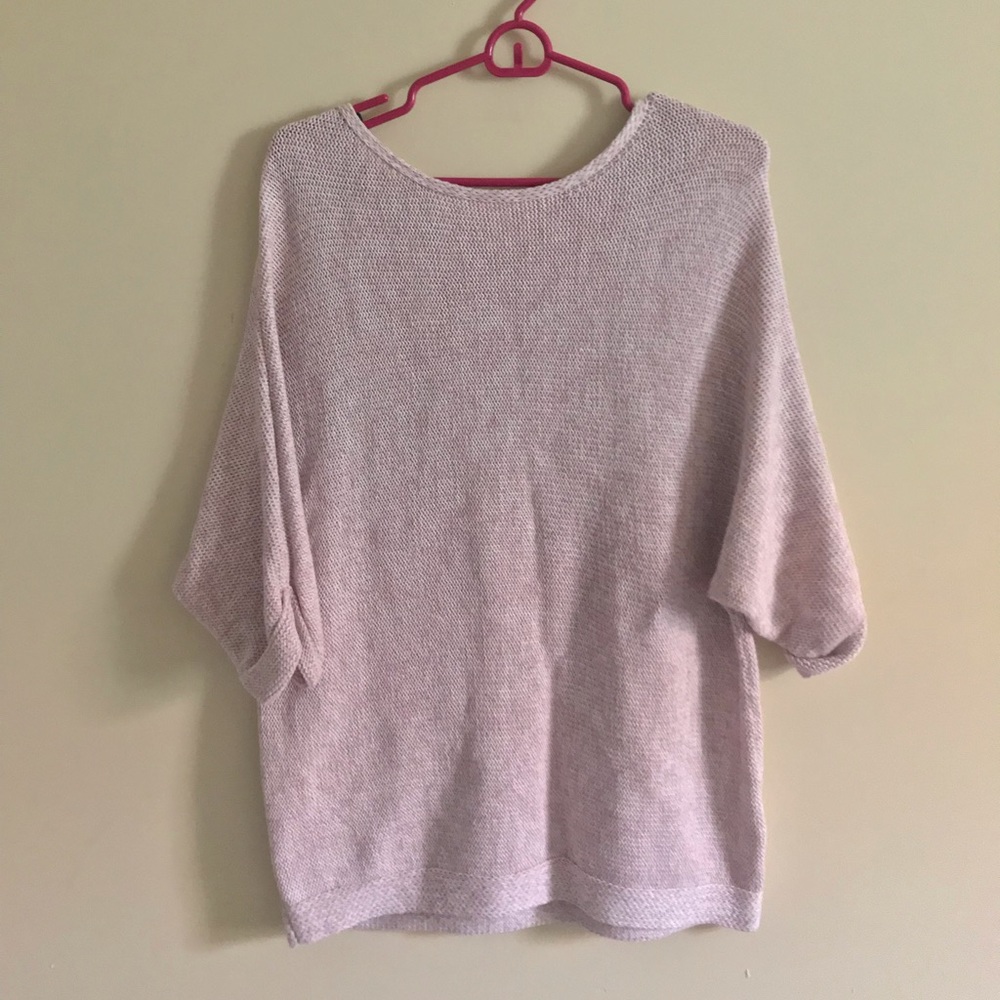 👚 H&M Light Pink Knit Sweater 👚